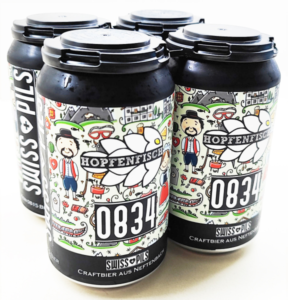 Hopfenfisch 0834 Swiss Pils Craftbier